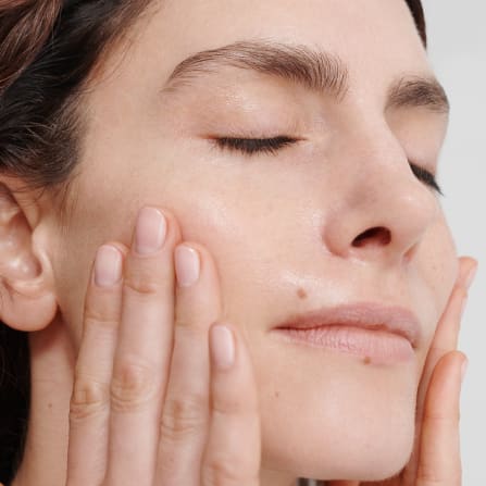 facial, skin, cheek, closeup, woman