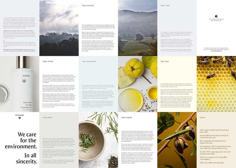 We care for the environment