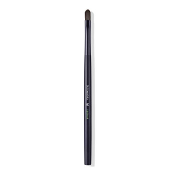 Flat, rounded lip brush for precise lipstick application